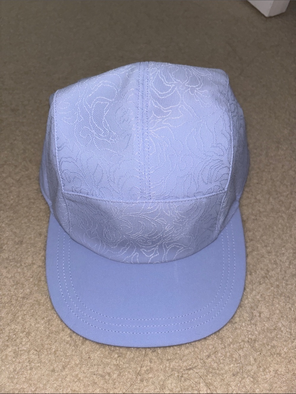Ivivva Light Blue Floral Jacquard Five-Panel Cap